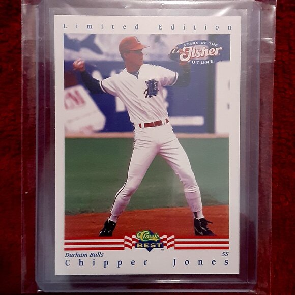 Chipper Jones - 1992-93 Classic Best Fisher Nuts Stars Of The Future – Card No.5 - Picture 1 of 2